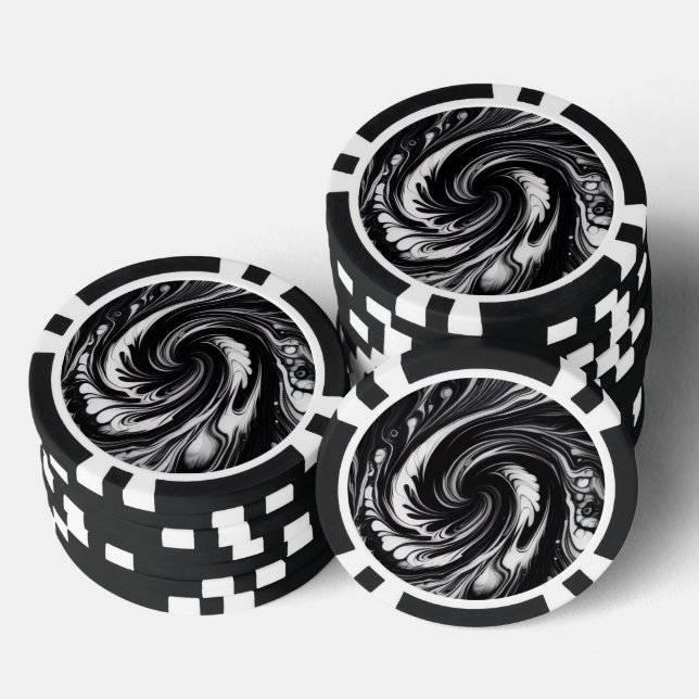 Jetons De Poker Tourbillon en orbite  (Empiler)