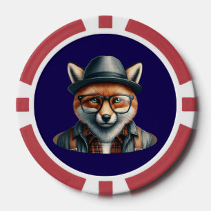 Jetons De Poker Trendy Fox Character