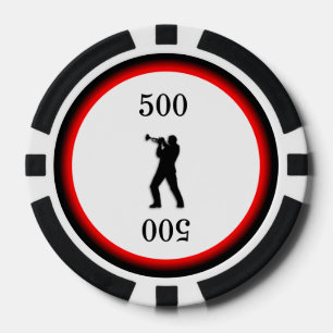 Jetons De Poker Trompettiste