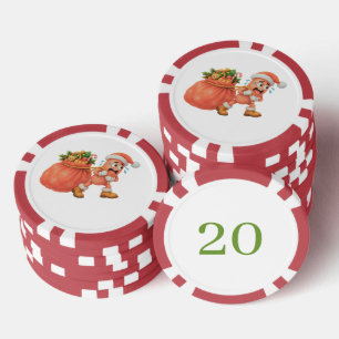 Jetons De Poker Trop de joie de Noël à porter ! Salami