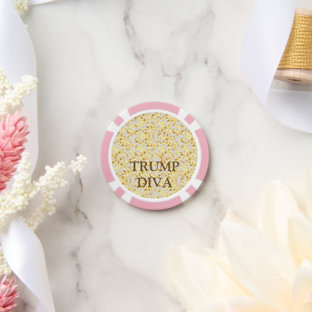 JETONS DE POKER TRUMP (Mariage)