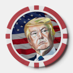 Jetons De Poker Trump 45e Président des États-Unis - Don