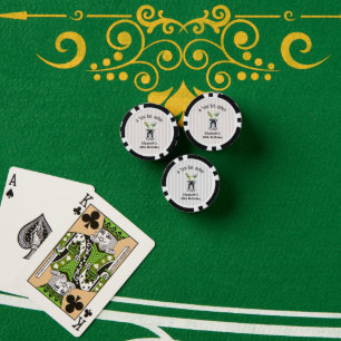 Jetons De Poker Un peu plus âgée Anniversaire sur le thème du Ma