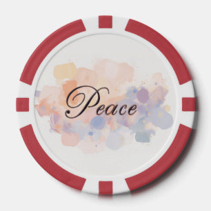Jetons De Poker Un produit avec un design de "paix"