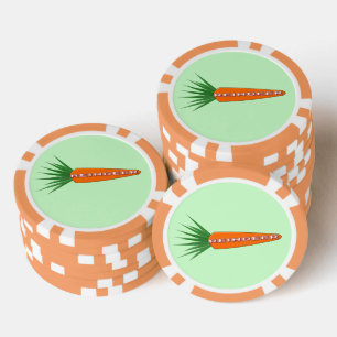Jetons De Poker Une carotte pour les rennes de Noël