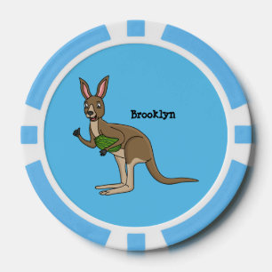 Jetons De Poker Une jolie illustration de kangourou australien