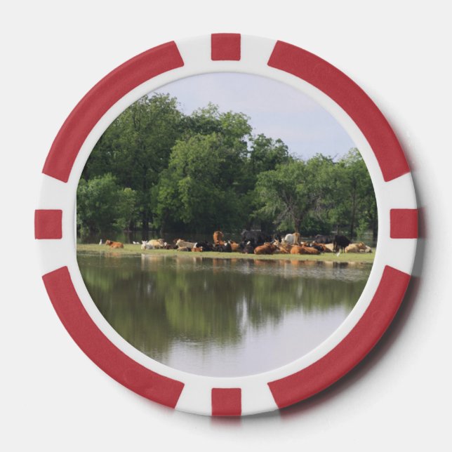 Jetons De Poker Vache (Recto)