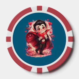 Jetons De Poker Valentin Dracula drôle 