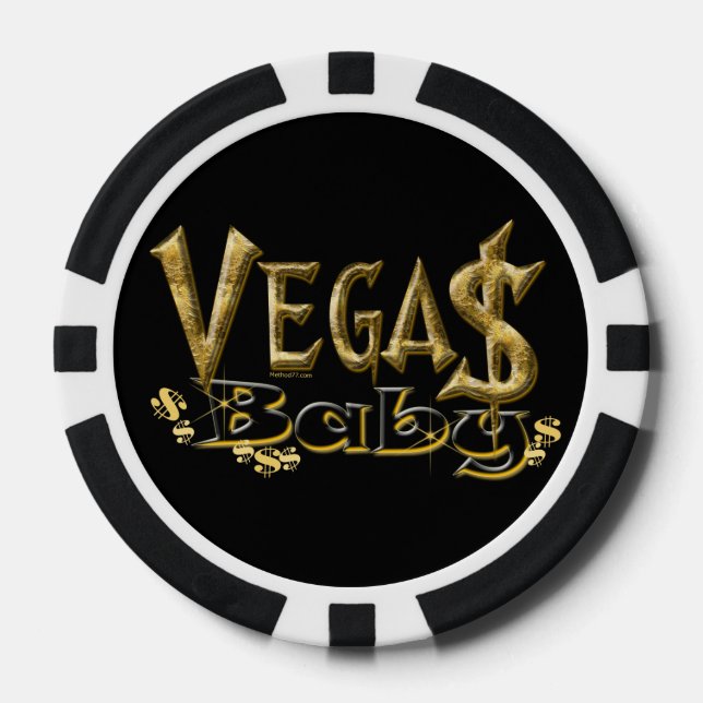 Jetons De Poker Vegas Baby Poker Chips (Recto)
