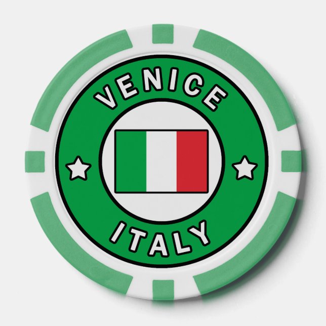 Jetons De Poker Venise Italie (Recto)