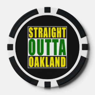 Jetons De Poker Vert droit d'Outta Oakland