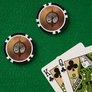 Jetons De Poker Vie Mystique de l'Arbre