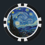 Jetons De Poker Vincent Van Gogh Nuit étoilée Art fin vintage<br><div class="desc">Vincent Van Gogh Nuit étoilée Art fin vintage Jetons de poker</div>