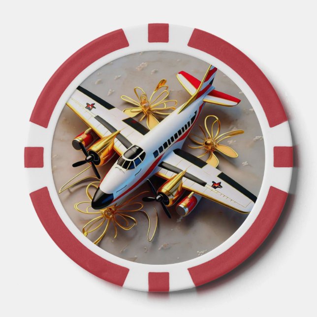 Jetons De Poker "Vol de fantaisie" (Recto)