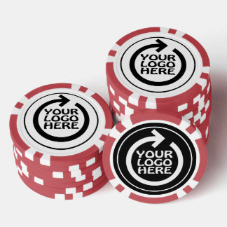Jetons De Poker Votre logo d'entreprise personnalisé