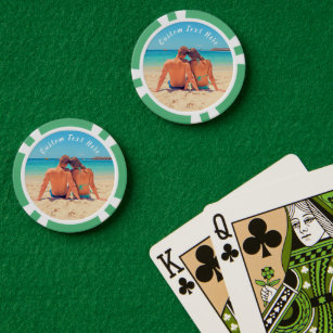 Jetons De Poker Votre photo Poker Chips cadeau avec nom de texte p
