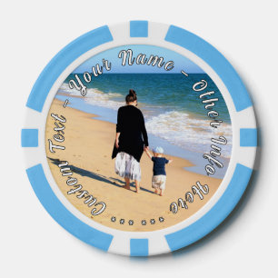 Jetons De Poker Votre photo Poker Chips cadeau avec texte personna