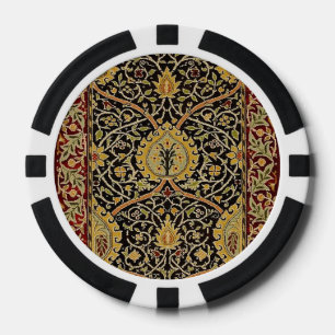 Jetons De Poker William Morris Classique Tapis Art Design d'impres