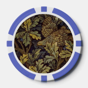 Jetons De Poker William Morris Hen Pheasant Oiseau Arbre Botaniqu
