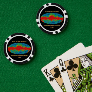 Jetons De Poker WMAP, Voile de la Voie Lactée sur l'Univers
