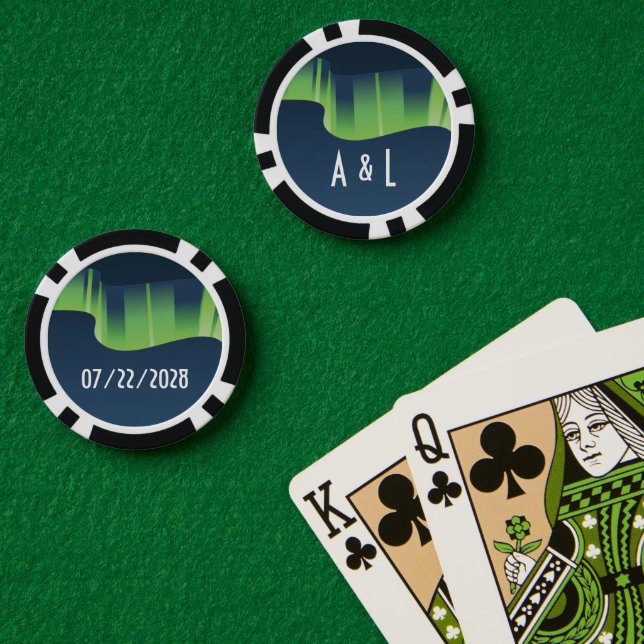 Jetons De Poker Wonderland Auroras (Table de poker (double))
