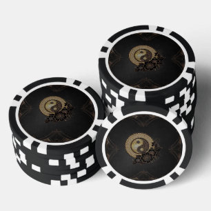 Jetons De Poker Yin yang est le symbole qui représente l'équilibre