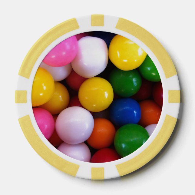 Jetons De Poker Yummy Gumballs (Recto)