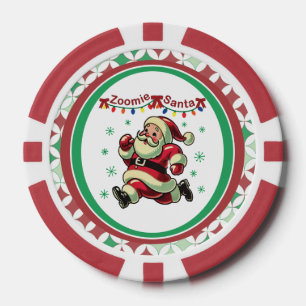 Jetons De Poker Zoomie Père Noël Noël