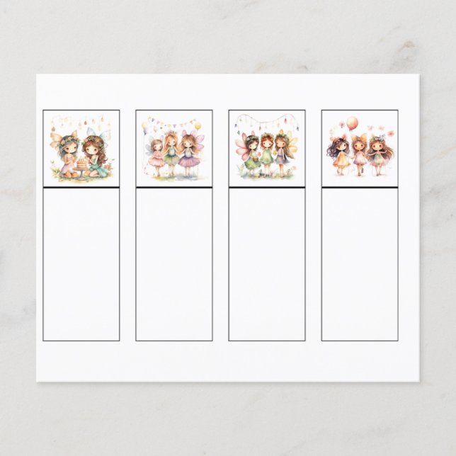 Jeu 2 de Signets de fées (Devant)