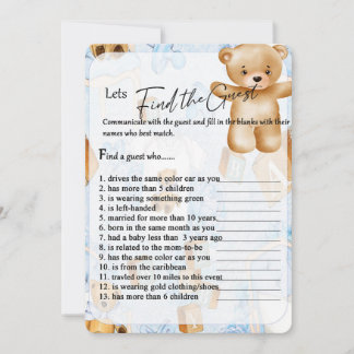 Jeu à thème de l'ours Brown