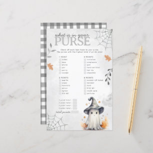 Jeu Baby shower Halloween Ghost Purge