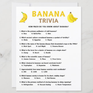 Jeu Banana Trivia