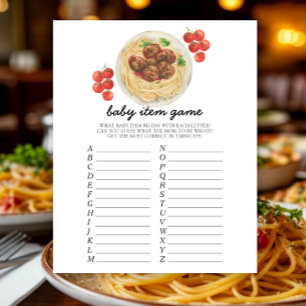 Jeu Bébé Boulettes de Viande. Jeu de Baby Shower