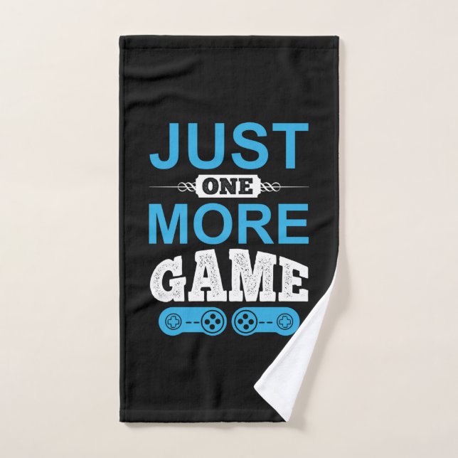 Jeu cadeau de Gamer juste un jeu de plus (Serviette à main)