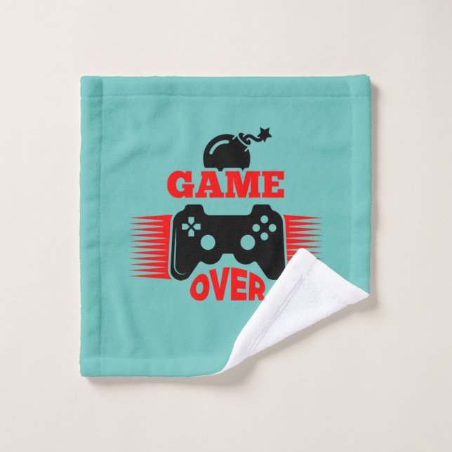 Jeu cadeau Gamer sur (Gant de toilette)