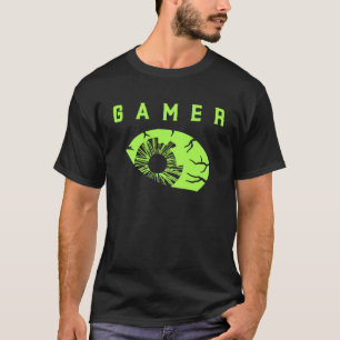 Jeu Chemise Enfants Ados Gamer Eye Tshirts graphiq