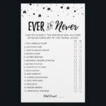 Jeu d'anniversaire modifiable jamais ou jamais Jeu<br><div class="desc">Achetez ce jeu et profitez de la haute qualité Carte jamais ou jamais pour votre événement! Connais-tu bien la fille d'anniversaire ? Le design est basé sur des éléments aquarelles peints à la main. Pour effectuer des modifications avancées, sélectionnez l'option "Cliquez pour customiser plus loin" sous Personnaliser ce modèle. Design...</div>