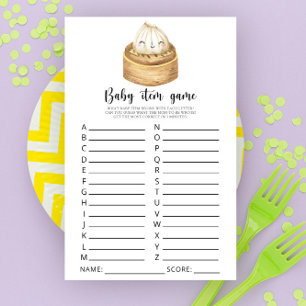 Jeu d'article pour bébé baby shower jetable