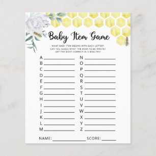 Jeu d'article pour bébé. Jeu baby shower
