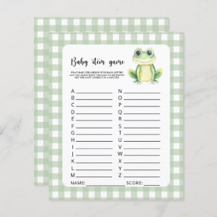 Jeu d'article pour bébé. Jeu de Baby shower de gre