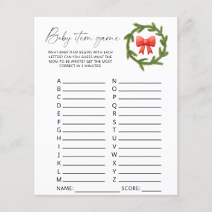 Jeu d'articles pour bébé d'hiver. Jeu baby shower