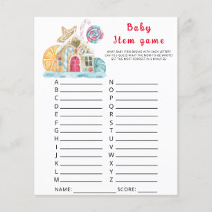 Jeu d'articles pour bébé d'hiver. Jeu baby shower