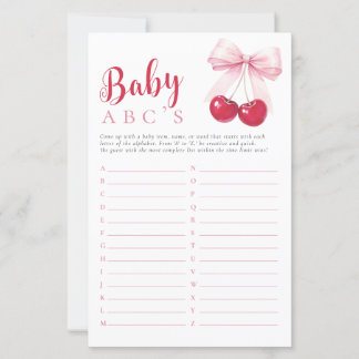 Jeu de ABC de Cherry Baby