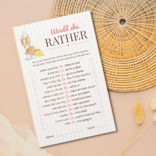 Jeu de Baby Shower 'Beurrer Ensemble' 