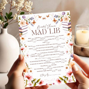 Jeu de Baby Shower Bohème Floral Storybook