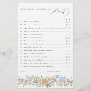 Jeu de Baby Shower chic et orné de pastel doux