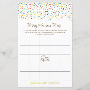Jeu de Baby shower de Bingo de bébé modifiable IMP