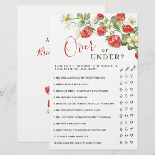 Jeu de Baby Shower de mariage à l'aquarelle tendan