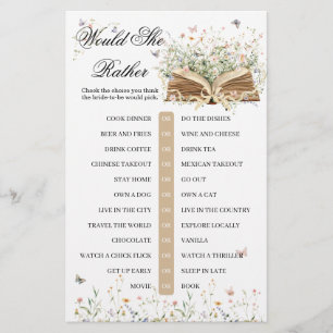 Jeu de Baby Shower de Mariage Wildflower Un Nouvea