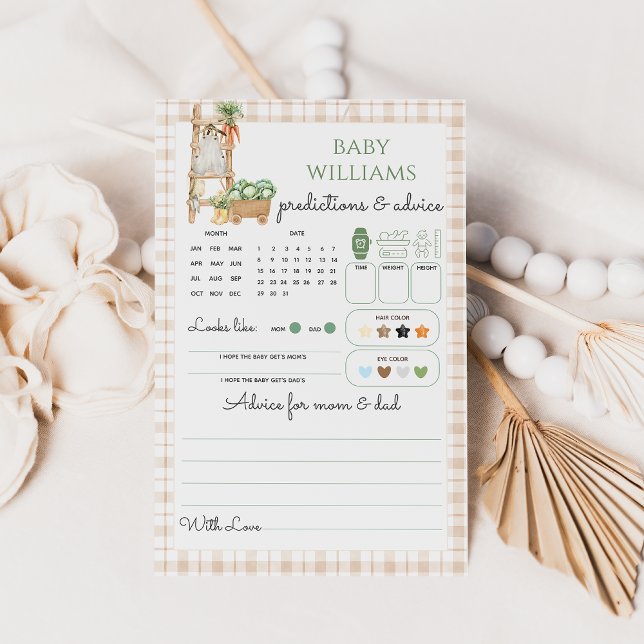 Jeu de Baby shower de prédiction locale (Créateur téléchargé)